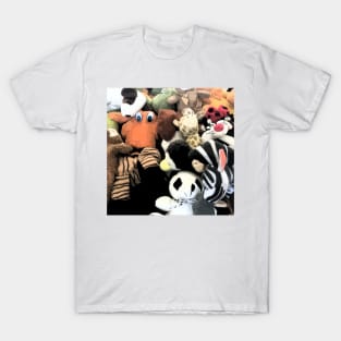 Stuffed Animals Fun Kids Print T-Shirt